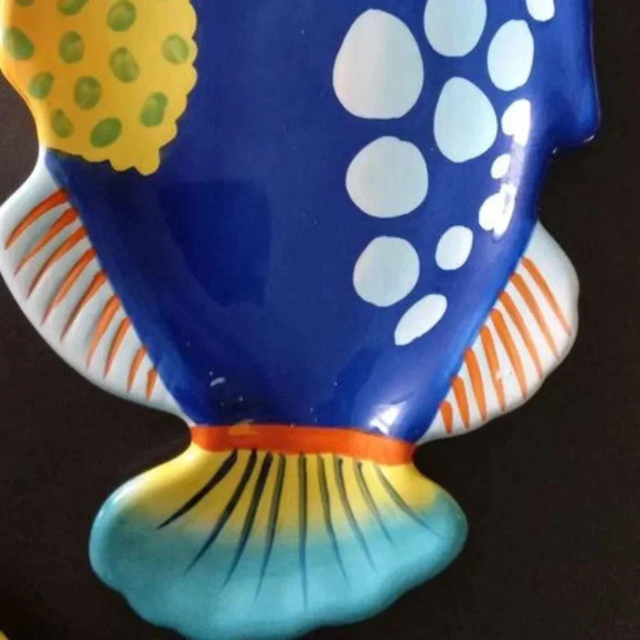 Vintage Dolce Vita  Big Fish Collection Salad set of 4 plates - Picture 3 of 5